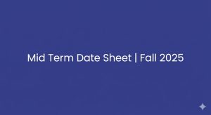 Mid Term Date Sheet Fall 2025 - img